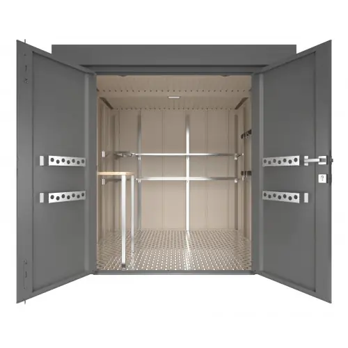 Ensemble d‘aménagement intérieur pour abris de jardin Guardi – taille L – Acier – Guardi Authentique