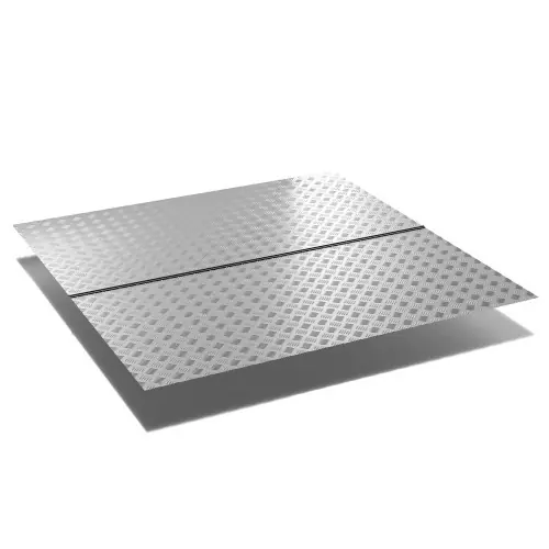 Retour Gratuit Plaque de sol pour abri de jardin - taille M - 180x180 - Aluminium strié - Guardi