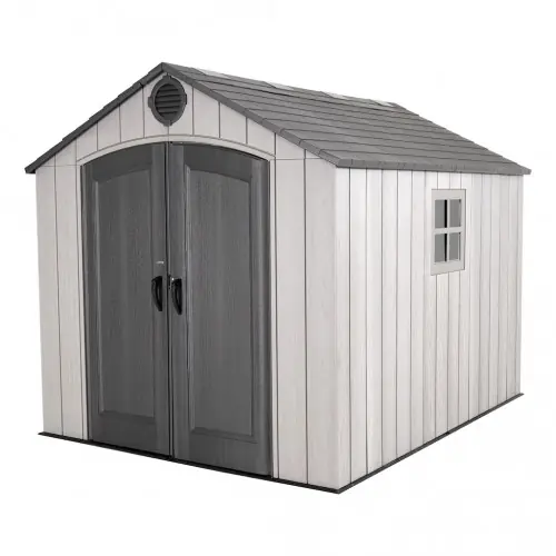 Populaire Abri de Jardin – AP2430BO – 7,44 m² – Résine PEHD et Acier – Avec Plancher – HABRITA
