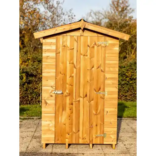 Abri Therma Double Pente 1,43 m² – Bois Thermochauffé – Plaques Ondulées Bitumées – Avec Plancher – HABRITA Achetez Aujourd&rsquo;hui