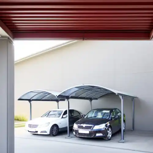Dernière Chance Carport double en aluminium – 28,62 m² – Design moderne et protection optimale – HABRITA