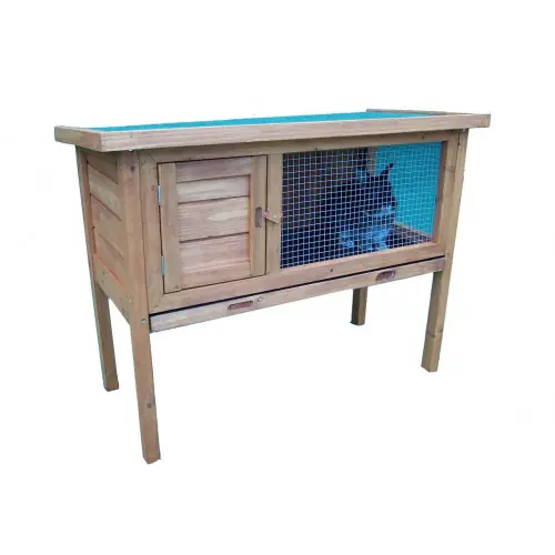 Clapier – CL1007 HABRITA – 0,41 m² – Idéal pour 2 à 3 animaux – HABRITA Affaire À Saisir