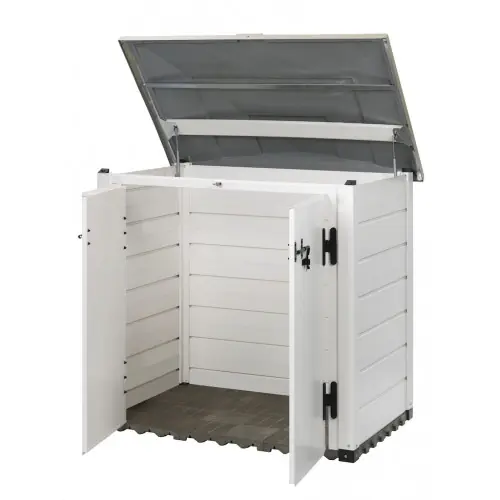 Coffre de Jardin BOX EVO 100 – 1 005 L – Résine et Toit ABS – Avec Plancher – HABRITA Dernière Chance