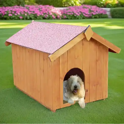 Niche à chien - NC0711.01 - 0,77 m² - Idéale pour un chien - HABRITA Seulement Aujourd'hui