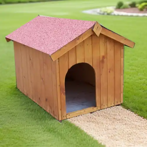 Niche à chien - NC0812.01 - 0,96 m² - Idéale pour les gros chiens - HABRITA Bon Marché