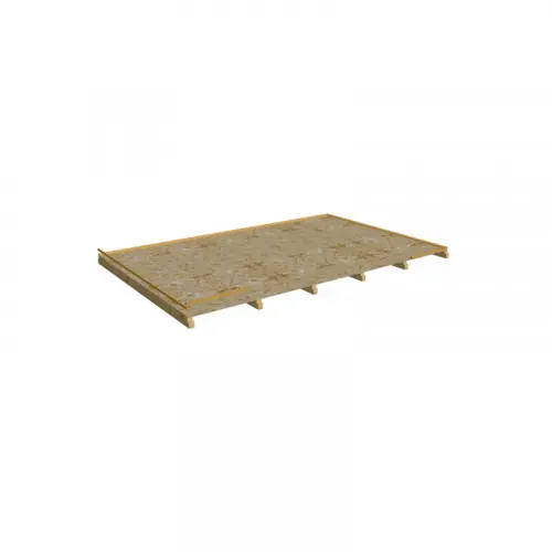 Meilleur Choix Plancher bois pour abri de jardin 3,80 x 2,80 m - épicéa massif - kit complet - HABRITA