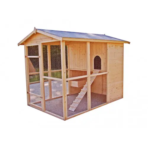 Super Prix Poulailler - PO1624 HABRITA - 4,69 m² - Idéal pour 6 à 10 poules - HABRITA