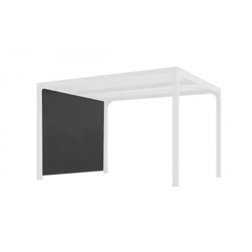 Prix Cassé Rideau latéral gris pour pergola bioclimatique PER 3630 BI et PER 2430 BI - 3 m - HABRITA