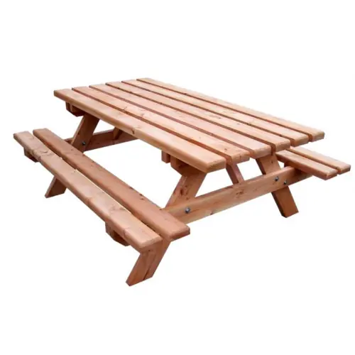 Table Forestière en Douglas – 6 Personnes – HABRITA Dernier Modèle