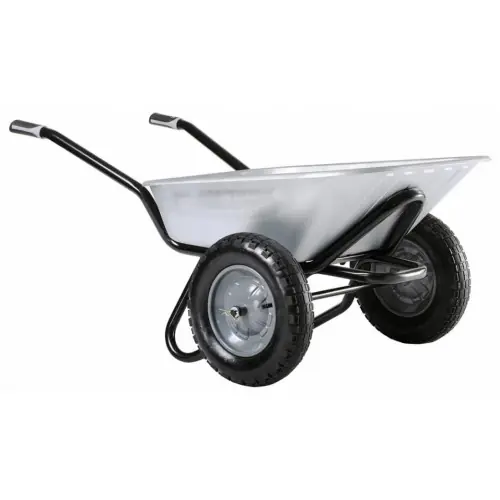 Brouette Aktiv Excellium 100 twin galva roues gonflées - HAEMMERLIN Meilleur Choix