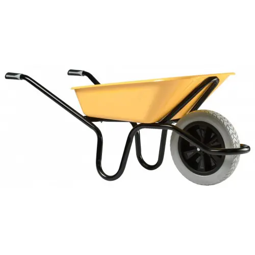 Brouette Bâti Plus 100 L peinte - roue increvable Ø 400 mm - HAEMMERLIN Pas Cher