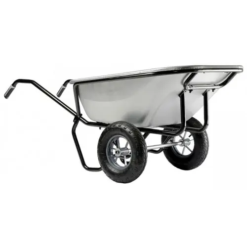 Brouette Expert Twin Excellium 230 galva roues gonflées – HAEMMERLIN Dernière Chance
