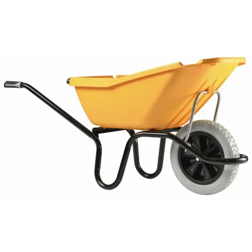 Quantité Limitée Brouette Pick up 110L jaune roue increvable racing – HAEMMERLIN