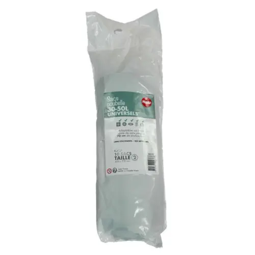 Offre Spéciale 10 sacs poubelle fermeture à coulisse 50L – HAILO