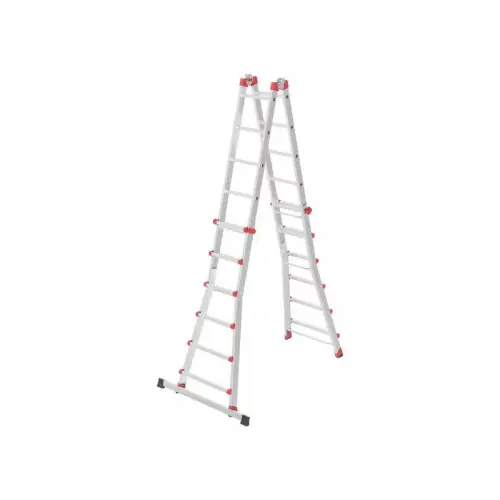 Échelle télescopique multifonction M80 – 4 x 6 échelons – 6,75M – HAILO Populaire