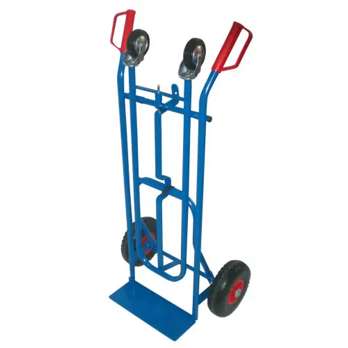 Acheter Direct Diable universel transformable 250 Kg – Roues increvable PU ø 260mm – HAILO