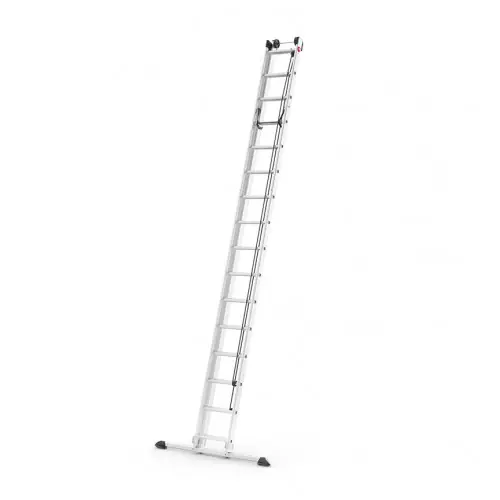 Echelle coulissante à corde ProfiStep® Duo – 2 x 16 échelons – 9,51m – HAILO Nouveauté