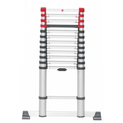 Acheter Direct Echelle télescopique aluminium HAILO 13 échelons H.3.8 m – HAILO