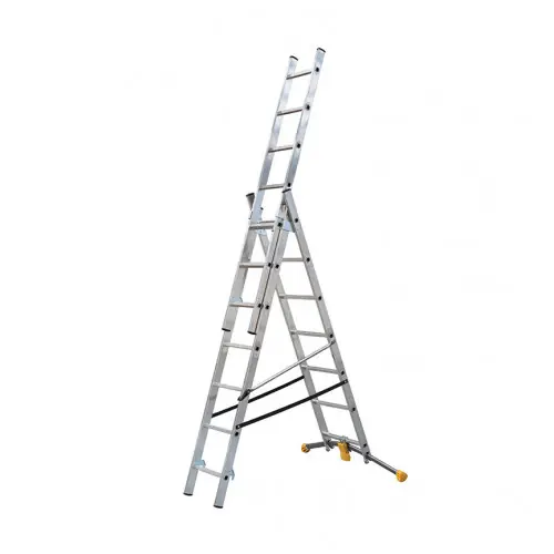 Satisfait Ou Remboursé Echelle transformable HobbyLot 3 plans – 3×7 échelons – 4,96m – HAILO
