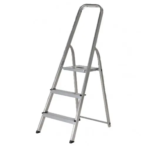 Promotion Escabeau domestique pliable Selekta MixAlu - 3 marches - 2,37m - HAILO