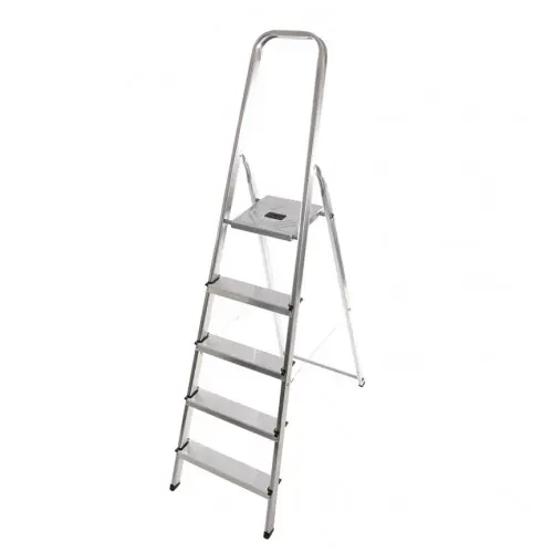 Achetez Aujourd&rsquo;hui Escabeau domestique pliable Selekta MixAlu – 5 marches – 2,81m – HAILO