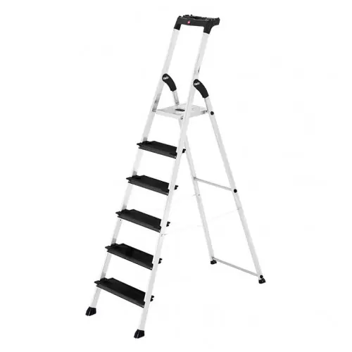 Populaire Escabeau pro aluminium HAILO XXL Blackline 6 marches avec tablette porte-outils – HAILO