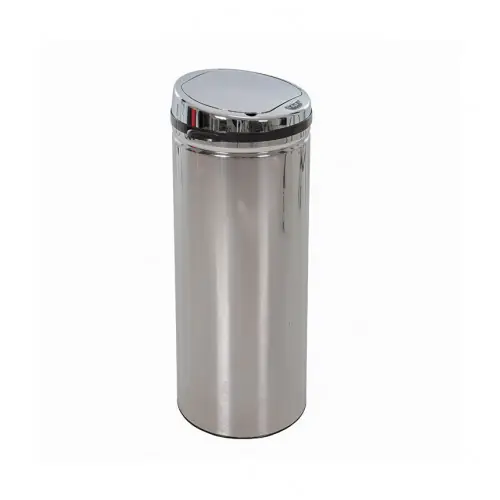Certifié Poubelle automatique HAILO Sensor 42L – Inox – H. 76 cm – HAILO