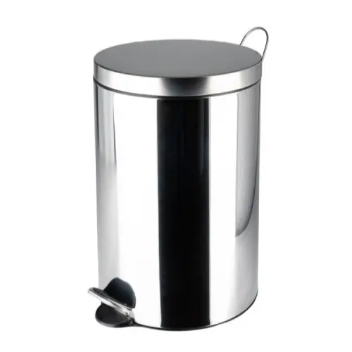 Poubelle de cuisine à pédale 20L Chromée – SELEKTA – HAILO Produit De Marque