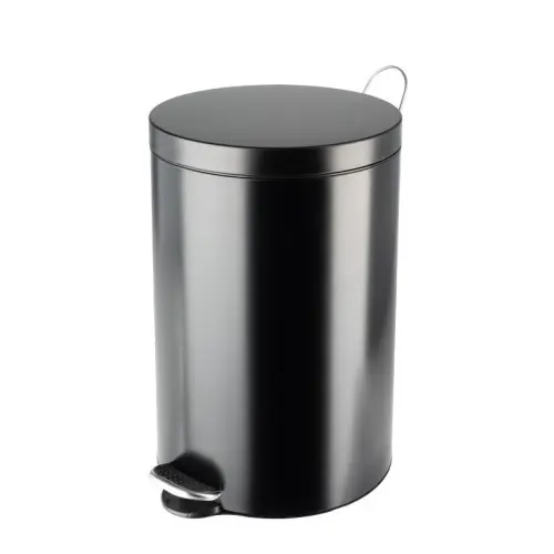 Retour Gratuit Poubelle de cuisine à pédale 20L Noire mat – SELEKTA – HAILO