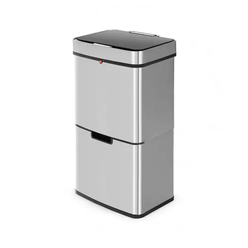 Usine Directe Poubelle de cuisine design pour recyclage 50L (25+25+4) Öko Vario XL – HAILO