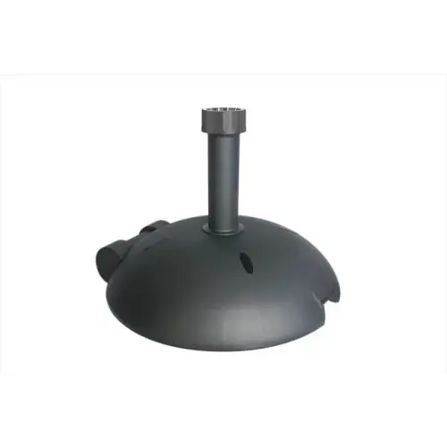 Acheter En Ligne Pied de parasol à 2 roues et poignée anthracite, 30 kg, L 49 x l 51 x H 13 cm – Helcosol