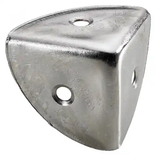 Produit De Marque Coin de valise à visser acier nickelé HETTICH, L.28 mm - HETTICH