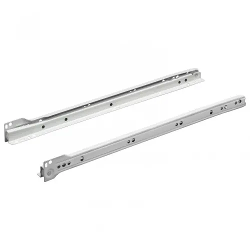 Petit Prix Coulisse pour tiroir à galets, HETTICH 20 kg L.40 cm - HETTICH