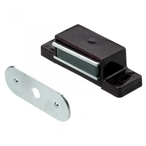 Nouvel Arrivage Lot de 10 loqueteaux magnétiques plastique HETTICH, L.14.5 x l.45.3 mm - HETTICH
