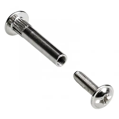 Lot de 10 vis d‘assemblage acier nickelé HETTICH, l. 28mm à 38 mm – HETTICH Must-Have