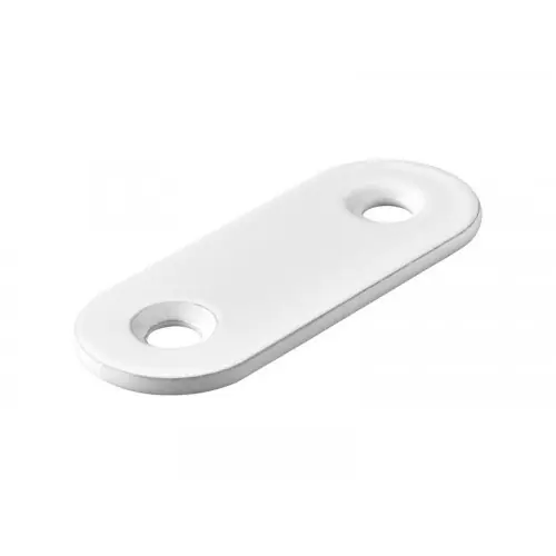 Remise Lot de 12 Pattes d‘assemblage acier blanc HETTICH L. 40 mm - HETTICH