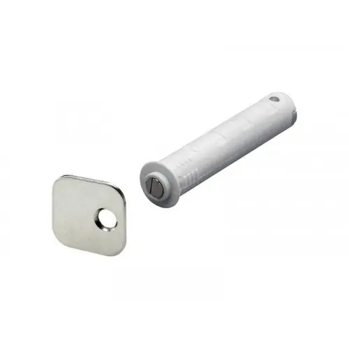 Lot de 2 aimants à pression plastique HETTICH, L.41 x Diam.10 mm - HETTICH Prix Cassé
