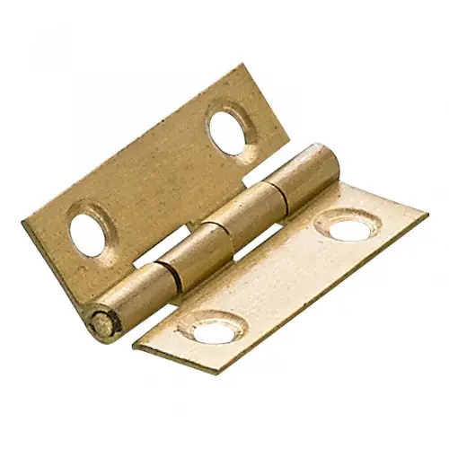Lot de 2 charnières universelles laiton pour meuble, L.38 x l.25 mm – HETTICH Offre Spéciale
