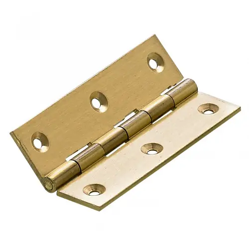 Lot de 2 charnières universelles laiton pour meuble, L.70 x l.40 mm – HETTICH Certifié