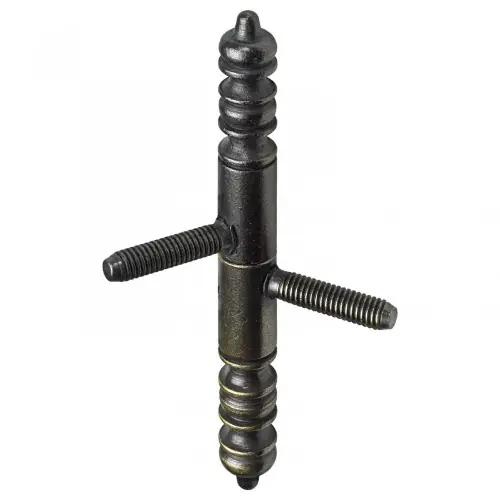 Certifié Lot de 2 fiches à visser HETTICH, acier vieilli, H.106 x l.11 mm - HETTICH