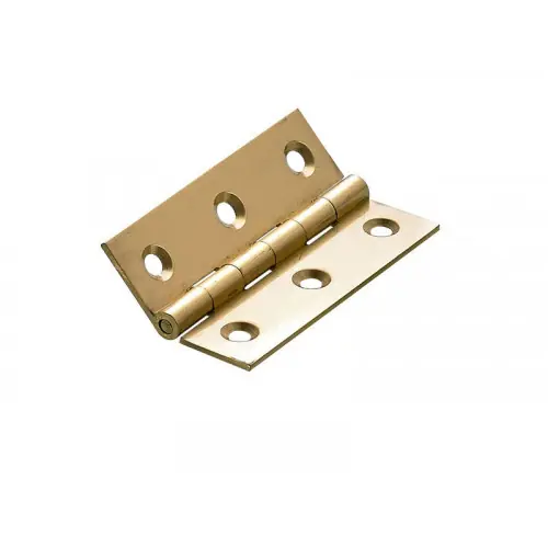 Lot De 2 Paumelles Laiton Pour Meuble Hettich, L.64 X L.40 Mm - HETTICH Paiement Sécurisé