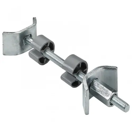 Lot de 2 raccords de plan de travail acier chromé HETTICH, l.100 mm - HETTICH Petit Prix