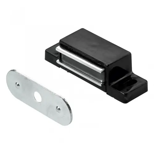 Offre Limitée Lot de 4 loqueteaux magnétiques plastique HETTICH, L.14.5 x l.45.3 mm - HETTICH