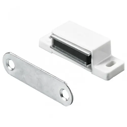 Acheter En Ligne Lot de 4 loqueteaux magnétiques plastique HETTICH, L.14.5 x l.45.3 mm – HETTICH