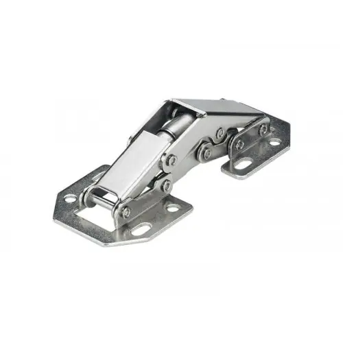 Dernier Modèle Lot de 6 charnières universelles acier pour meuble, L.77 x l.33 mm - HETTICH