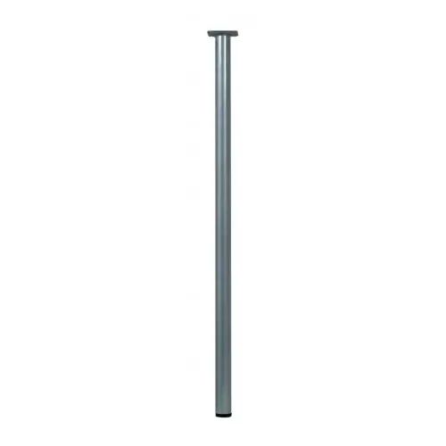 Commander Vite Pied de table cylindrique fixe acier mat gris, 80 cm - HETTICH
