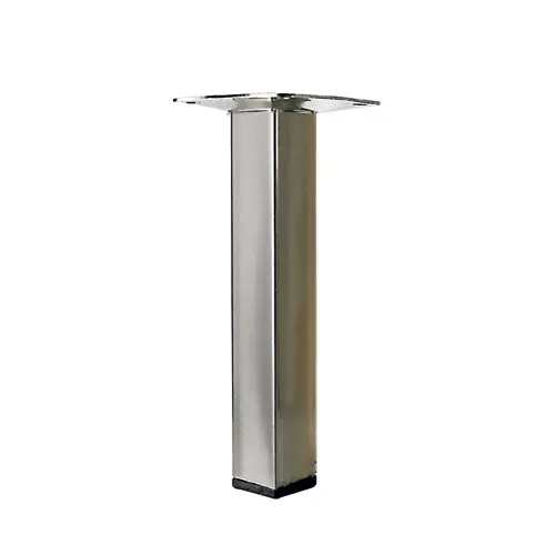 Pied meuble carré HETTICH fixe acier brossé gris – HETTICH Commande En Gros
