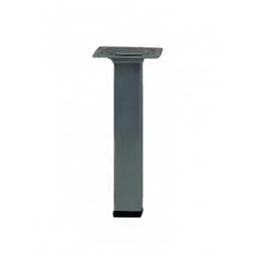 Pied meuble carré HETTICH fixe acier époxy gris - HETTICH Acheter En Ligne