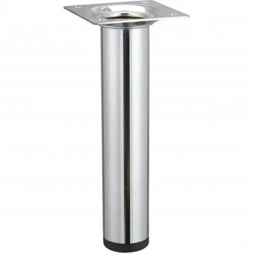 Prix Choc Pied meuble cylindrique HETTICH fixe acier chromé gris – HETTICH