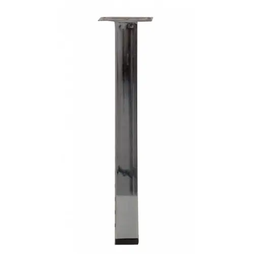 Pied table basse carré HETTICH fixe acier chromé gris – HETTICH Dernière Chance